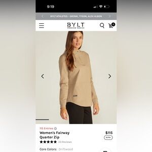 Women’s Fairway Quarter Zip Golf Jacket